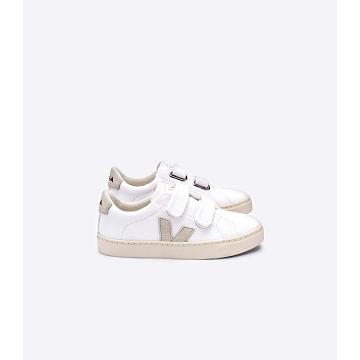Zapatillas Veja ESPLAR CANVAS Niños White/Beige | España 818QMA